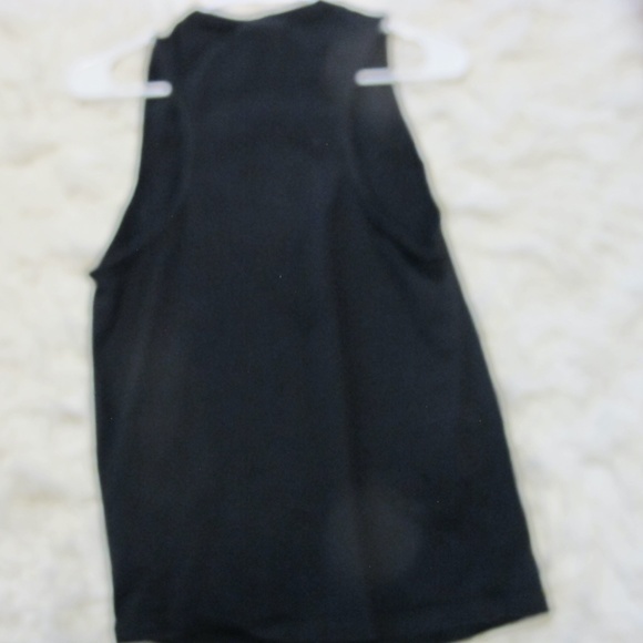 Adidas Sleeveless Shirt Top sport athletic Women's Size XS black EUC - Picture 6 of 6